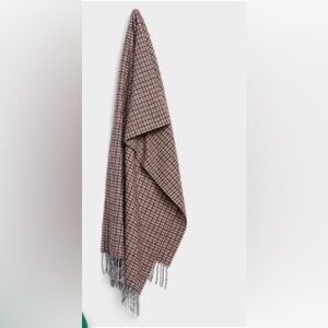 Simons Italian wool fringe scarf